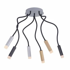 PURE Gemin plafonnier LED à 6 lampes mélange| Plafonniers Led|Plafonniers