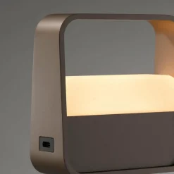 PURE Lampe de table LED rechargeable Go, bronze, aluminium| Lampes À Poser Led|Lampes À Poser Et Lampes De Table
