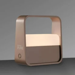 PURE Lampe de table LED rechargeable Go, bronze, aluminium| Lampes À Poser Led|Lampes À Poser Et Lampes De Table
