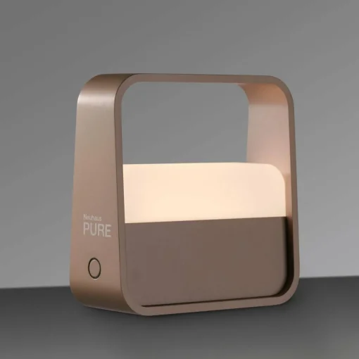 PURE Lampe de table LED rechargeable Go, bronze, aluminium| Lampes À Poser Led|Lampes À Poser Et Lampes De Table