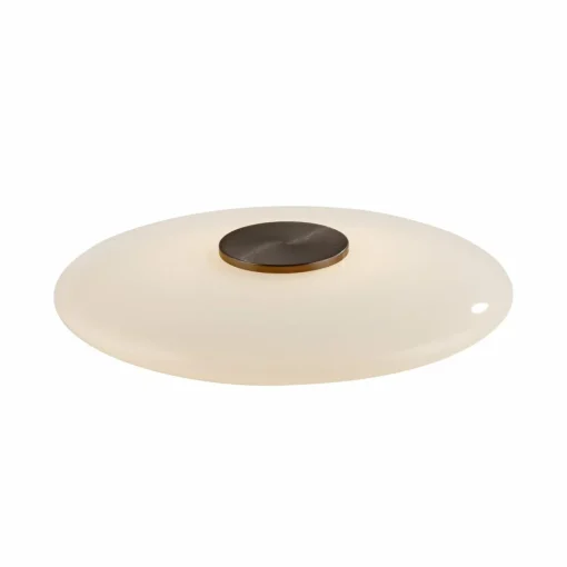 PURE Lampe de table LED Vitrum brun/opale, verre/aluminium variateur| Lampes À Poser Led|Lampes À Poser Et Lampes De Table