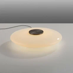PURE Lampe de table LED Vitrum brun/opale, verre/aluminium variateur| Lampes À Poser Led|Lampes À Poser Et Lampes De Table