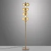 PURE Lampe sur pied LED Popup bronze Aluminium/Verre Variateur à intensité| Lampadaires Led|Lampadaires