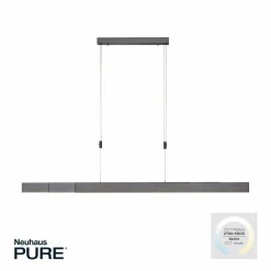 PURE Moto suspension LED avec variateur, grise| Suspensions Led|Suspensions