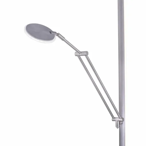 PURE Mutil lampadaire LED, liseuse, argenté| Lampadaires Led|Lampadaires