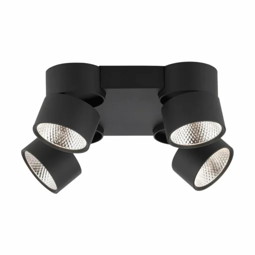 PURE Nola plafonnier LED à 4 lampes noir| Spots Et Projecteurs Led|Spots