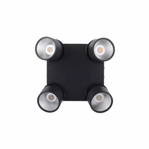 PURE Nola plafonnier LED à 4 lampes noir| Spots Et Projecteurs Led|Spots