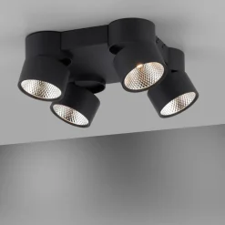 PURE Nola plafonnier LED à 4 lampes noir| Spots Et Projecteurs Led|Spots
