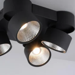 PURE Nola plafonnier LED à 4 lampes noir| Spots Et Projecteurs Led|Spots