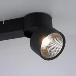 PURE Nola plafonnier LED à deux lampes, noir| Spots Et Projecteurs Led|Spots