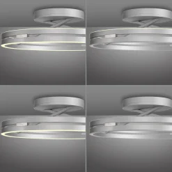 PURE Plafonnier LED Loop, aluminium, métal, Ø 60 cm CCT| Plafonniers Led|Plafonniers