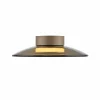 PURE Plafonnier LED Moon, bronze, Ø 32 cm, verre/aluminium| Plafonniers Led|Plafonniers