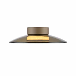 PURE Plafonnier LED Moon, bronze, Ø 32 cm, verre/aluminium| Plafonniers Led|Plafonniers