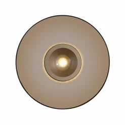 PURE Plafonnier LED Moon, bronze, Ø 32 cm, verre/aluminium| Plafonniers Led|Plafonniers