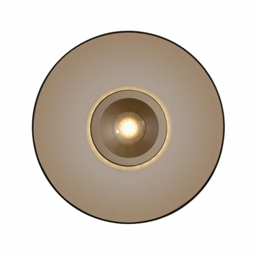 PURE Plafonnier LED Moon, bronze, Ø 32 cm, verre/aluminium| Plafonniers Led|Plafonniers