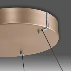 PURE Suspension LED E-Loop, laiton, Ø 50 cm Aluminium CCT| Suspensions Led|Suspensions