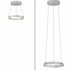 PURE Suspension LED E-Loop aluminium Ø 50 cm Aluminium CCT| Suspensions Led|Suspensions
