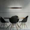 PURE Suspension LED E-Loop, noir, Ø 70 cm Aluminium CCT| Suspensions Led|Suspensions