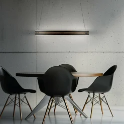 PURE Suspension LED E-Loop, noir, Ø 70 cm Aluminium CCT| Suspensions Led|Suspensions