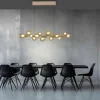 PURE Suspension LED E-Popup bronze verre/métal CCT 18-flux.| Suspensions Led|Suspensions
