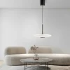 PURE Suspension LED E-Vitrum, brun/opale, verre/aluminium CCT| Suspensions Led|Suspensions