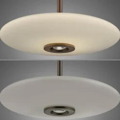 PURE Suspension LED E-Vitrum, brun/opale, verre/aluminium CCT| Suspensions Led|Suspensions