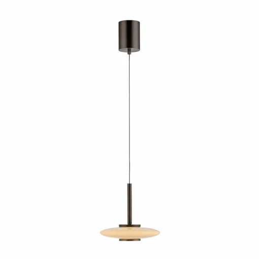 PURE Suspension LED Vitrum brun/opale verre/aluminium Ø 22 cm| Suspensions Led|Suspensions