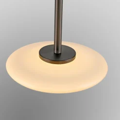 PURE Suspension LED Vitrum brun/opale verre/aluminium Ø 22 cm| Suspensions Led|Suspensions