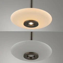 PURE Suspension LED Vitrum brun/opale verre/aluminium Ø 22 cm| Suspensions Led|Suspensions