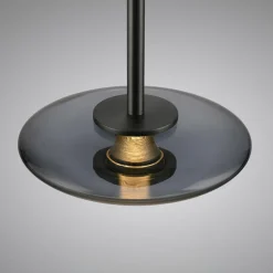 PURE Suspension LED Vitrum, gris, verre/aluminium, Ø 22 cm| Suspensions Led|Suspensions
