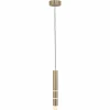 PURE Vega suspension LED, un cylindre, laiton| Suspensions Led|Suspensions