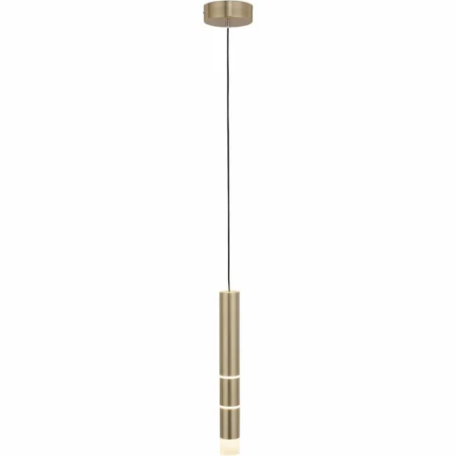 PURE Vega suspension LED, un cylindre, laiton| Suspensions Led|Suspensions