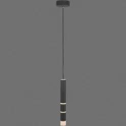 PURE Vega suspension LED, un cylindre, noir| Suspensions Led|Suspensions
