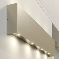 quitani Applique murale LED Maja, nickel, largeur 54 cm| Appliques Murales Led|Appliques Murales