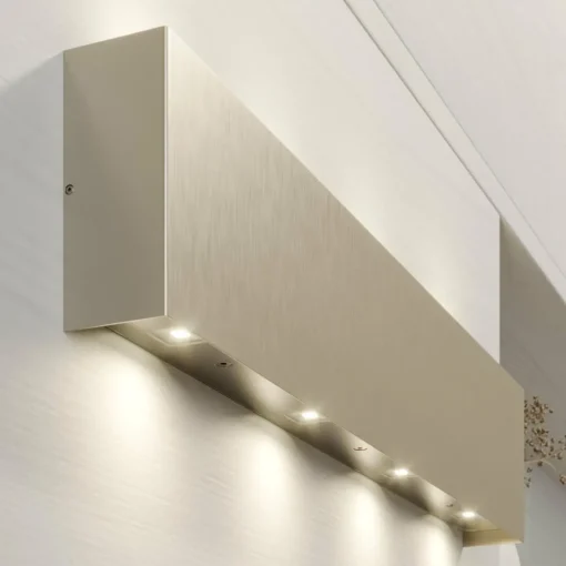 quitani Applique murale LED Maja, nickel, largeur 54 cm| Appliques Murales Led|Appliques Murales