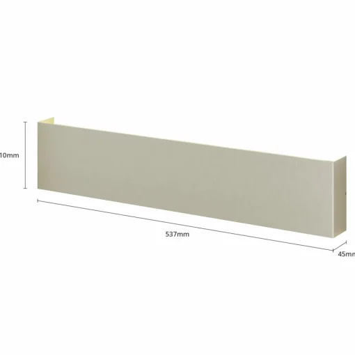 quitani Applique murale LED Maja, nickel, largeur 54 cm| Appliques Murales Led|Appliques Murales
