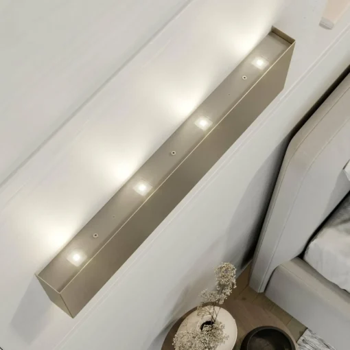 quitani Applique murale LED Maja, nickel, largeur 54 cm| Appliques Murales Led|Appliques Murales