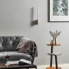 quitani Applique murale LED Tolu, verticale, nickel, hauteur 45 cm| Appliques Murales Led|Appliques Murales