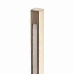 quitani Applique murale LED Tolu, verticale, nickel, hauteur 45 cm| Appliques Murales Led|Appliques Murales