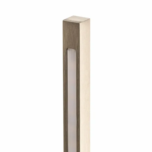 quitani Applique murale LED Tolu, verticale, nickel, hauteur 45 cm| Appliques Murales Led|Appliques Murales