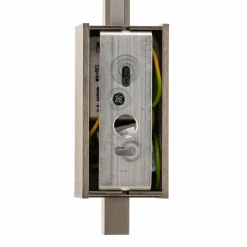 quitani Applique murale LED Tolu, verticale, nickel, hauteur 45 cm| Appliques Murales Led|Appliques Murales