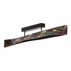 quitani Baloria plafonnier LED multicolore/oxydé| Plafonniers Led|Plafonniers