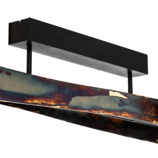 quitani Baloria plafonnier LED multicolore/oxydé| Plafonniers Led|Plafonniers