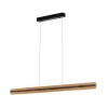 quitani Elis suspension LED chêne/noire 118 cm| Suspensions Led|Suspensions