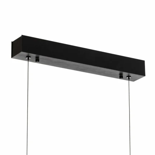 quitani Elis suspension LED chêne/noire 118 cm| Suspensions Led|Suspensions
