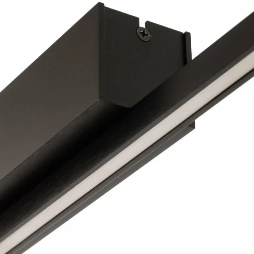 quitani Plafonnier LED Tolu, noir, 118 cm| Plafonniers Led|Plafonniers