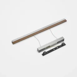 quitani Suspension LED Keijo, nickel/noyer, 103 cm| Suspensions Led|Suspensions
