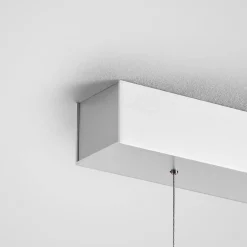 quitani Suspension LED Keijo, nickel/chêne, 83 cm| Suspensions Led|Suspensions