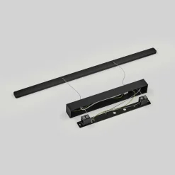quitani Suspension LED Margita, longueur 88 cm, noir| Suspensions Led|Suspensions