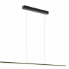 quitani Suspension LED Margita, longueur 148 cm, noir| Suspensions Led|Suspensions